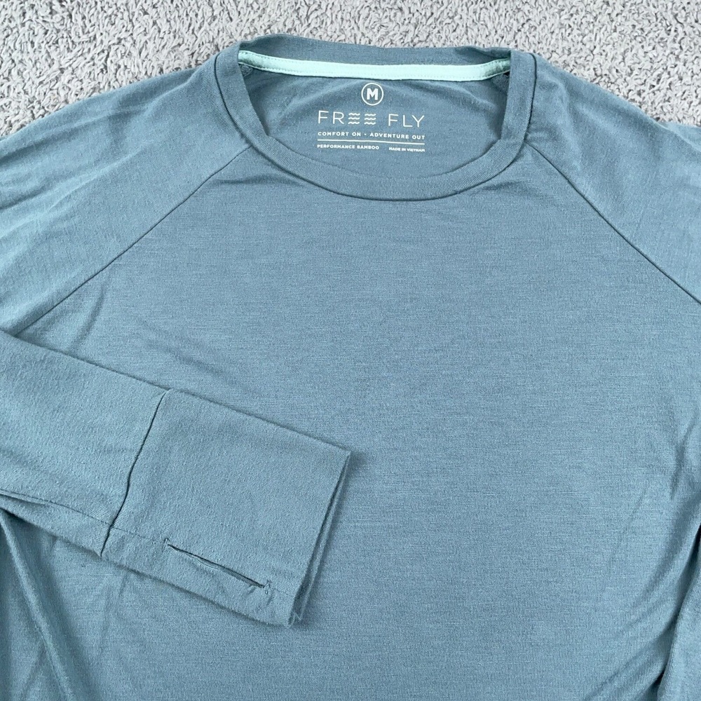 Free Fly Apparel Men's Casual Button Down Shirt - Blue